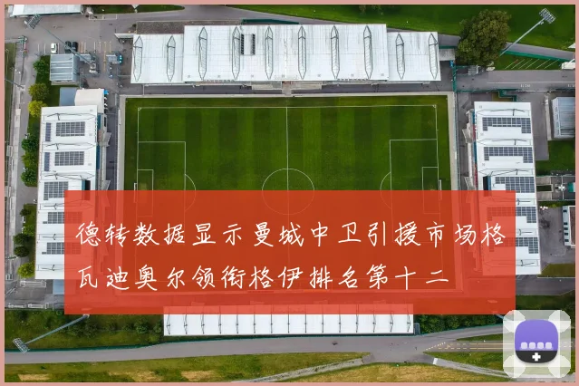 德转数据显示曼城中卫引援市场格瓦迪奥尔领衔格伊排名第十二